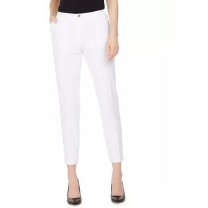Calvin Klein Women's Slim-Leg Ankle Dress Pants White Size 12